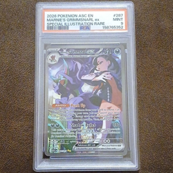 The Pokemon Company Pokemon TCG Marnie's Grimmsnarl ex 287/217 SIR Holo PSA 9 EN - Image 1