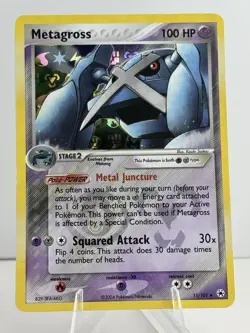 Metagross 11/101 Hidden Legends Holo Pokemon NM/LP - Image 1