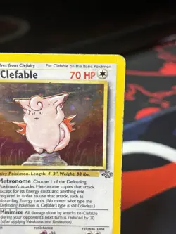 POKEMON TCG WOTC JUNGLE CLEFABLE #1/64 HOLO RARE UNLIMITED DM - Image 4