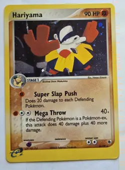Pokemon TCG Hariyama EX Ruby and Sapphire 8/109 Holo - Image 1