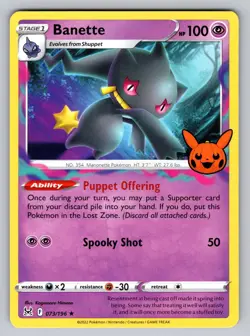 Banette 073/196 Rare Trick or Trade BOOster 2023 Pokemon Lightly Played - Image 1