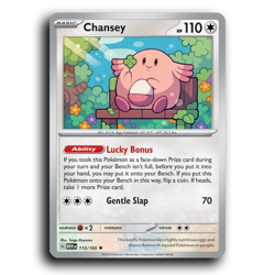 Chansey 113/165 Holo Rare 151 Pokemon NM - Image 1