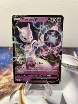 Pokemon Mewtwo V 030/078 Pokemon GO Ultra Rare Holo Basic - Image 1