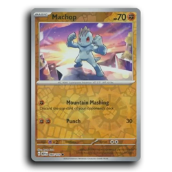 Machop 066/165 Common 151 Pokemon Reverse Holo NM - Image 1