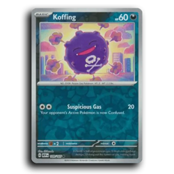 Koffing 109/165 Common 151 Pokemon Reverse Holo NM - Image 1