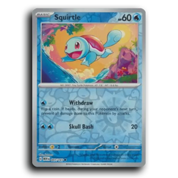 Squirtle 007/165 Common 151 Pokemon Reverse Holo NM - Image 1