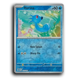 Horsea 116/165 Common 151 Pokemon Reverse Holo NM - Image 1