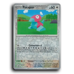 Porygon 137/165 Common 151 Pokemon Reverse Holo NM - Image 1