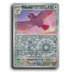 Pidgeot 018/165 Uncommon 151 Pokemon Reverse Holo NM - Image 1