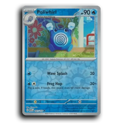 Poliwhirl 061/165 Common 151 Pokemon Reverse Holo NM - Image 1