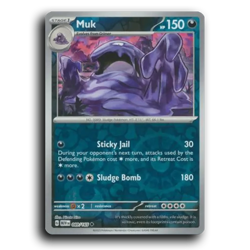 Muk 089/165 Uncommon 151 Pokemon Reverse Holo NM - Image 1