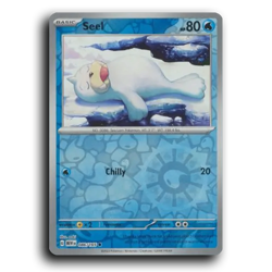 Seel 086/165 Common 151 Pokemon Reverse Holo NM - Image 1