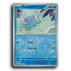 Tentacool 072/165 Common 151 Pokemon Reverse Holo NM - Image 1
