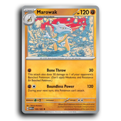 Marowak 105/165 Holo Rare 151 Pokemon NM - Image 1