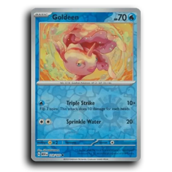 Goldeen 118/165 Common 151 Pokemon Reverse Holo NM - Image 1