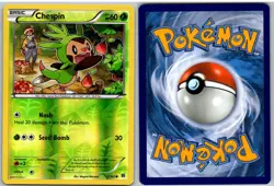 Chespin 7/162 Common BREAKthrough Pokemon Reverse Holo - Image 3