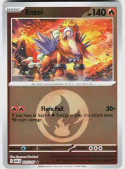 ENTEI (ENERGY SYMBOL PATTERN) 025/217 - NM REVERSE HOLO POKEMON ASCENDED HEROES - Image 1