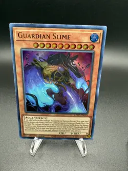 YuGiOh 3x Guardian Slime Ultra Rare (LED7-EN003 1st ed) - Image 3