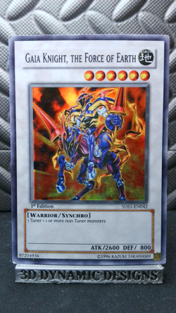 | Yugioh Gaia Knight, the Force of Earth 5DS1-EN042 1st Super 5Ds 2008 LP 🔥 | - Image 1