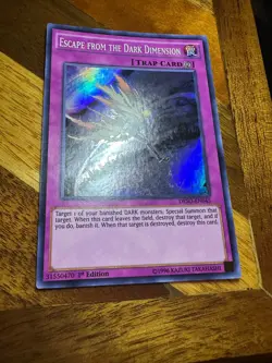 Escape from the Dark Dimension DESO-EN045 1st Edition Super Rare PL + BONUS - Image 1