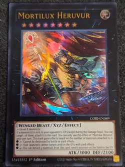 Yugioh Mortilux Heruvur CORI-EN089 Ultra Rare 1st Ed NM - Image 1