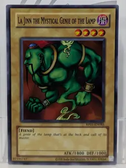 3x YuGiOh! La Jinn the Mystical Genie of the Lamp - RP01-EN085 - Super Rare - Image 4