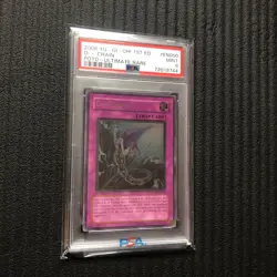 Yugioh! D - Chain POTD-EN050 Ultimate Rare 1st Edition PSA Graded MINT 9 - Image 1