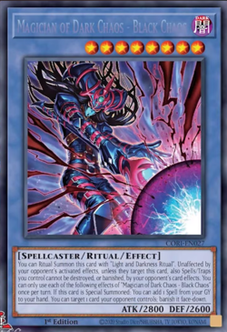 Yugioh! Magician of Dark Chaos - Black Chaos CHAOS ORIGINS CORI-EN027 PREORDER - Image 1