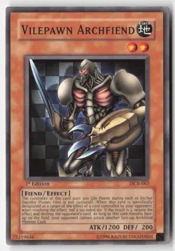 Yugioh - Vilepawn Archfiend DCR-067 1st Edition - Dark Crisis - Image 1