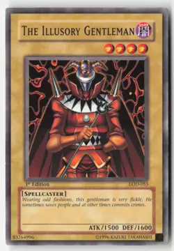 Yugioh - The Illusory Gentleman LOD-053 1st Edition - Legacy of Darkness - Image 1
