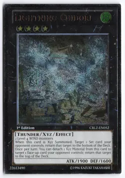 Yugioh - Lightning Chidori (UTR) CBLZ-EN052 1st Edition - Ultimate Rare - Image 1