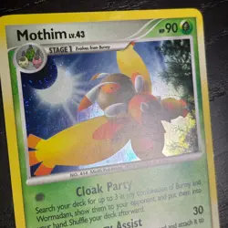 Mothim 6/99 Pokemon Arceus Platinum Holo Rare Card LP/MP - Image 3