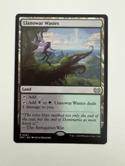 Llanowar Wastes MTG Magic the Gathering Card NM Near Mint DSC - Image 1