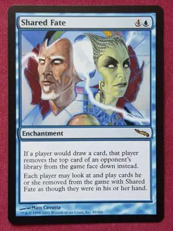 Magic The Gathering MIRRODIN SHARED FATE blue card MTG - Image 1