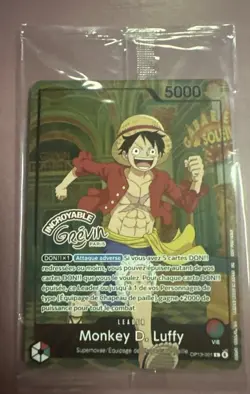 One Piece TCG - OP13-001 Monkey D Luffy - Museum Grevin, French Promo Card - Image 1