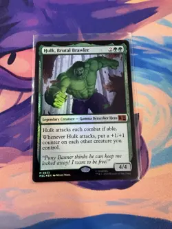 Hulk, Brutal Brawler Commander: Marvel Super Heroes Foil - Image 1