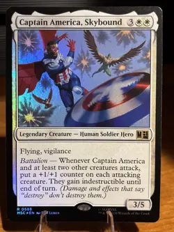 Captain America, Skybound Commander: Marvel Super Heroes Foil - Image 1