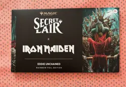 Rainbow Foil Iron Maiden Eddie Unchained Secret Lair MTG SET Sealed - Image 1