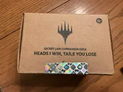 Magic the Gathering Secret Lair Commander Deck: Heads I Win, Tails You Lose NEW - Image 1