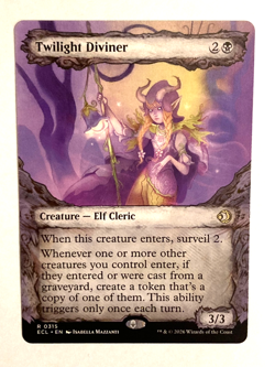MTG - Twilight Diviner (Showcase) / Lorwyn Eclipsed / Regular / NM - Image 1