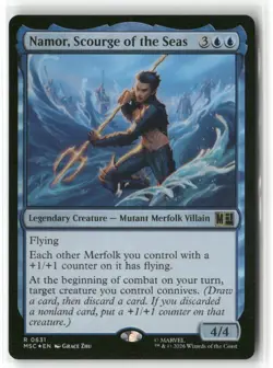 Namor, Scourge of the Seas 631 Commander: Marvel Super Heroes Magic: Foil NM - Image 1