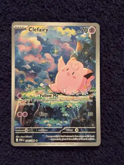 Pokemon TCG Clefairy 094/088 Illustration Rare Perfect Order NM IR Full Art - Image 1