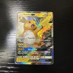 Pokemon Raichu GX 29/73 Shining Legends GX Rare Holo NM - Image 1