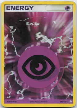 Psychic Energy 109/110 Holo Rare Holon Phantoms Pokemon Holo Damaged - Image 1