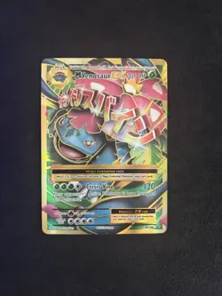 M Venusaur EX (Full Art) 100/108 Evolutions Holo Pokemon TCG - LP - Image 1