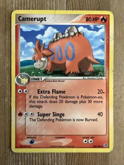 1x - Camerupt - 23/106 - Uncommon DMG English Pokemon EX Emerald - Image 1
