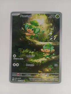 Pansage 089/086 Holo Illustration Rare Black Bolt Pokemon Holo- NM - Image 2