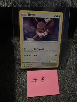 Eevee #SWSH127 Sword & Shield Black Star Promo Cosmos Holo Pokemon TCG - Image 1