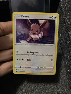 Eevee #SWSH127 Sword & Shield Black Star Promo Cosmos Holo Pokemon TCG - Image 2