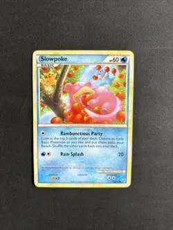 Pokemon TCG Slowpoke HGSS Undaunted 66/90 Regular Common Non Holo 2010 Nintendo - Image 1